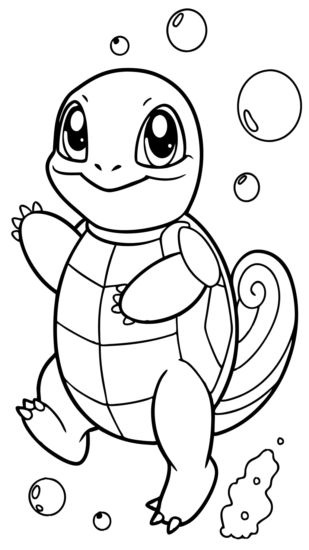 páginas para colorear de Pokemon Squirtle